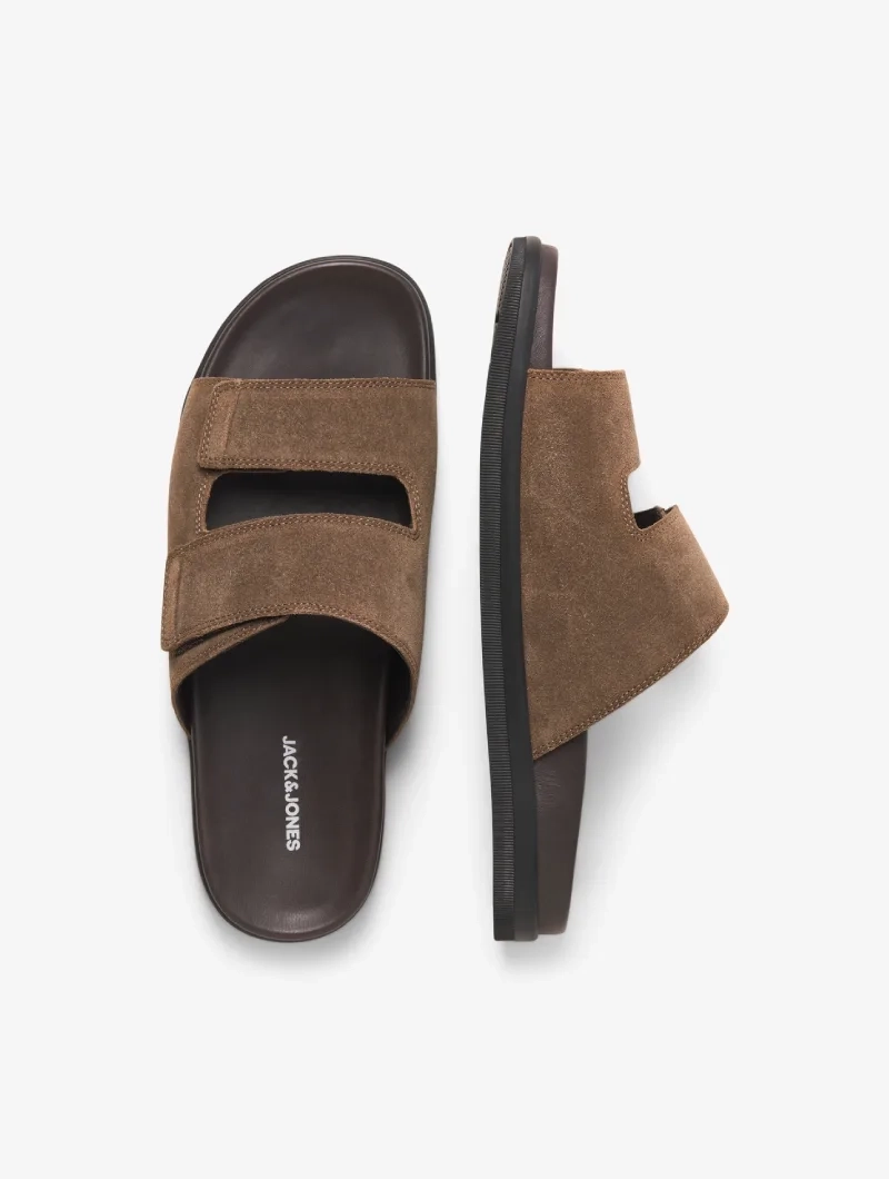 Sandalias Jack & Jones SUDE SANDAL PLAZA TAUPE