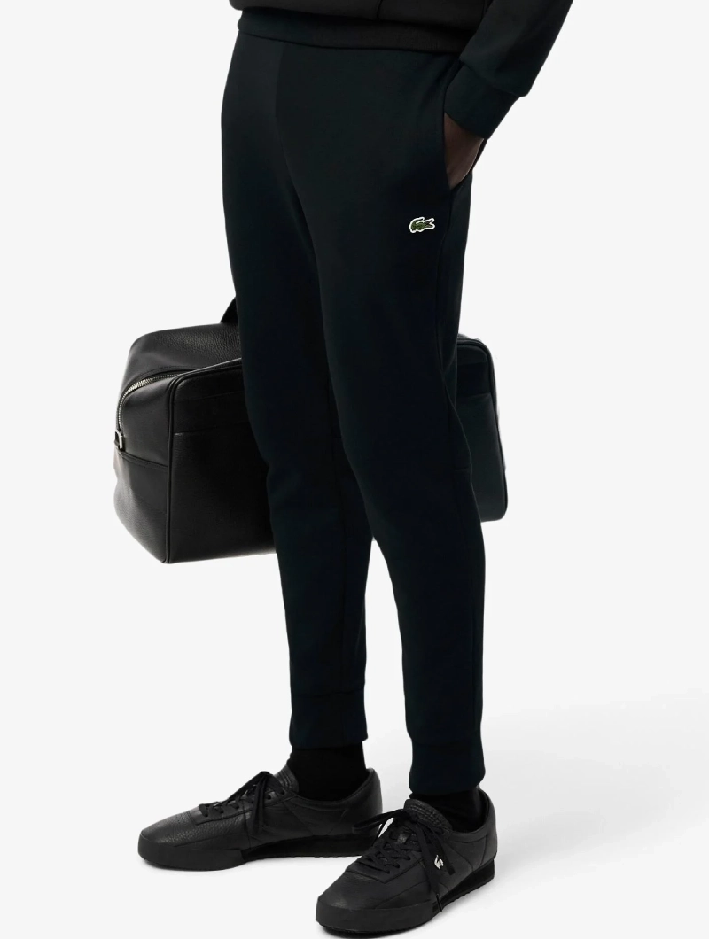 Pantalón Lacoste de chándal de corte ajustado Negro