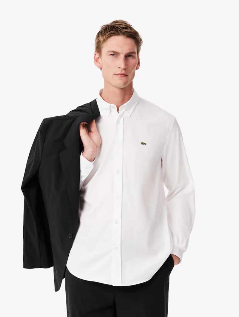 Camisa Lacoste Lisa Blanca