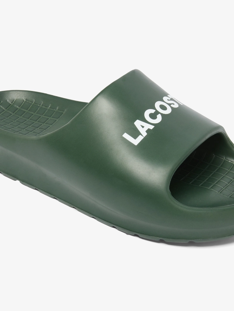 Chanclas Lacoste SERVE SLIDE 2.0 DK GRN/WHT