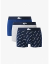 Pack de 3 calzoncillos de algodón elástico Lacoste