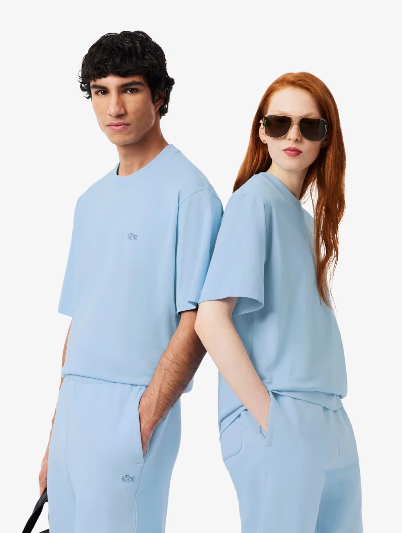 Camiseta de punto jersey grueso de corte holgado