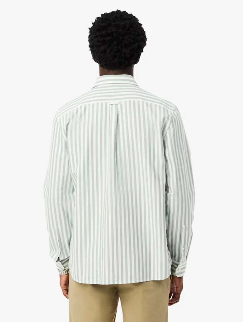 Camisa Oxford de corte regular de rayas