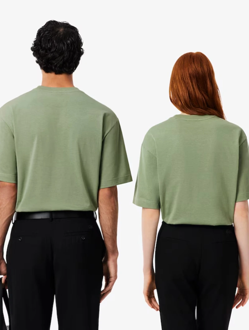 Camiseta Lacoste de punto jersey grueso de corte holgado 2