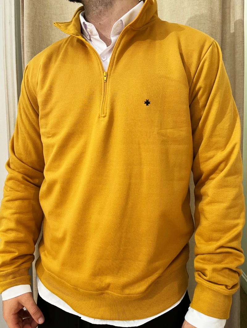 Sudadera Media Cremallera North La / Etichetta