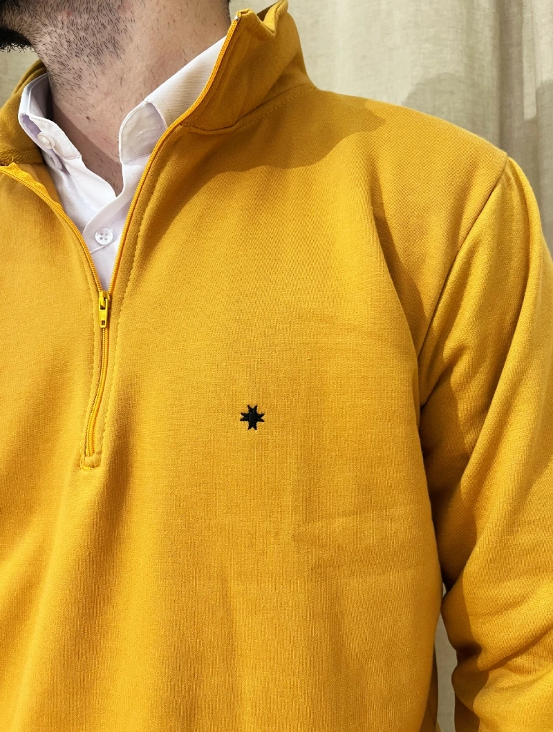 Sudadera Media Cremallera North La / Etichetta
