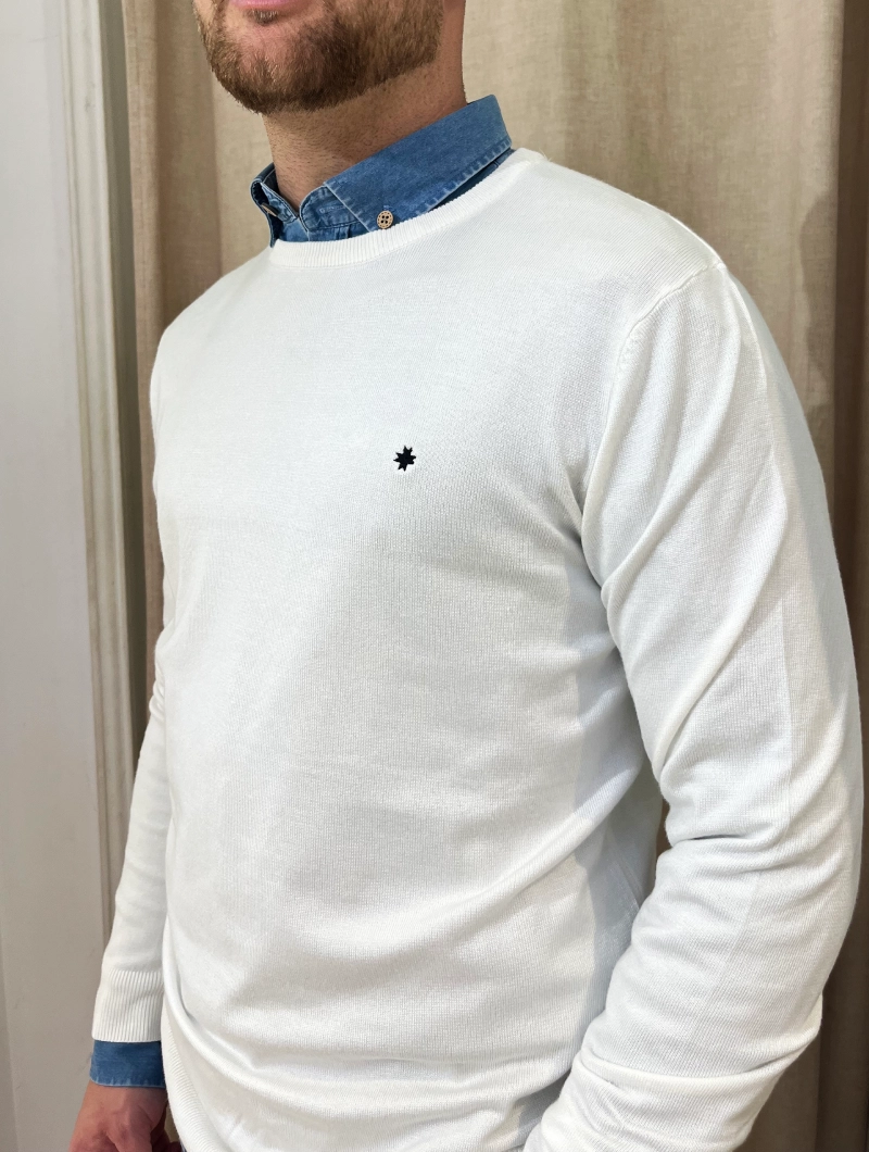 Jersey North LA Cuello Caja Blanco