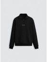 Sudadera North Esencial Zip Negra