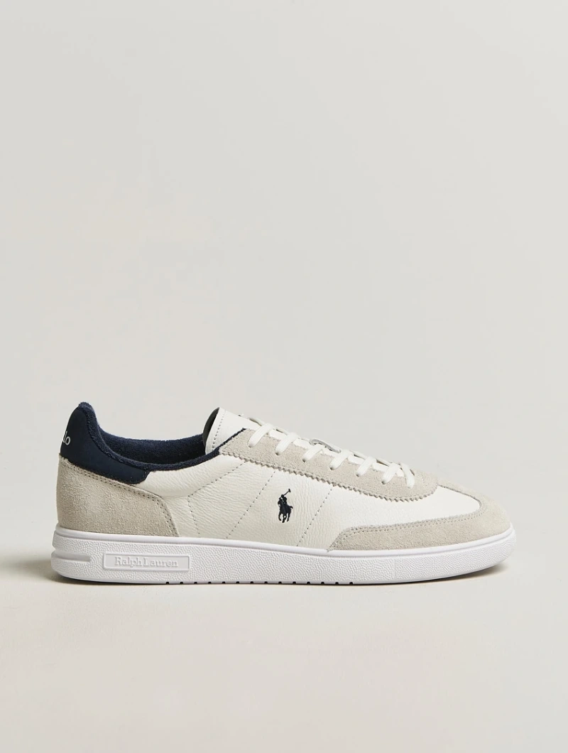 Zapatillas Polo Ralph Lauren Bedford Leather/Suede Sneakers White/Navy