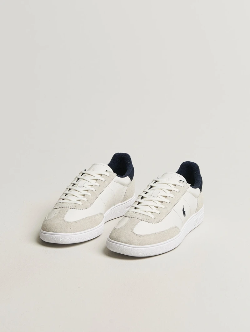 Zapatillas Polo Ralph Lauren Bedford Leather/Suede Sneakers White/Navy