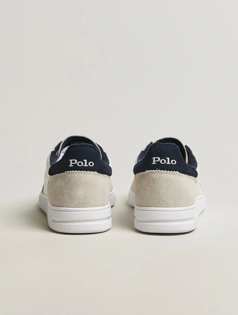 Zapatillas Polo Ralph Lauren Bedford Leather/Suede Sneakers White/Navy