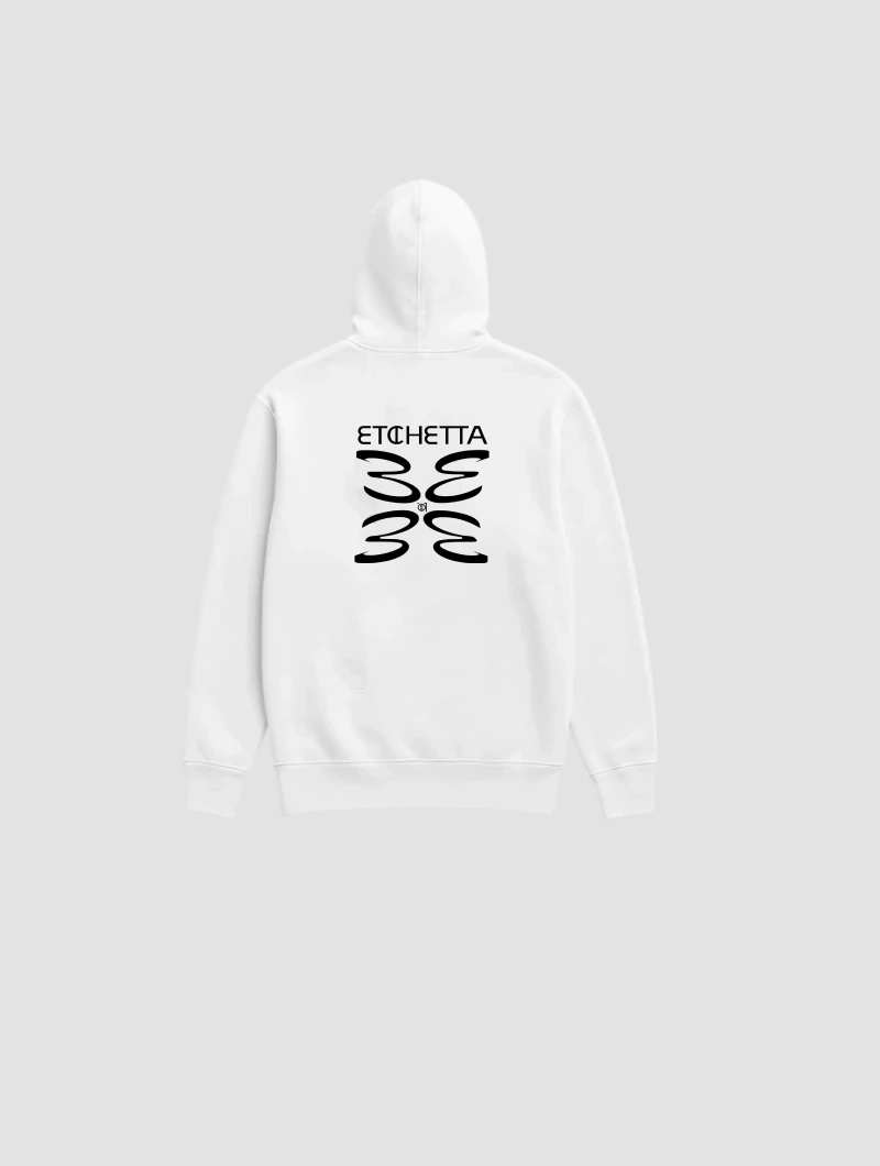 Sudadera Etichetta Rayas Blanca