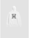 Sudadera Etichetta Rayas Blanca