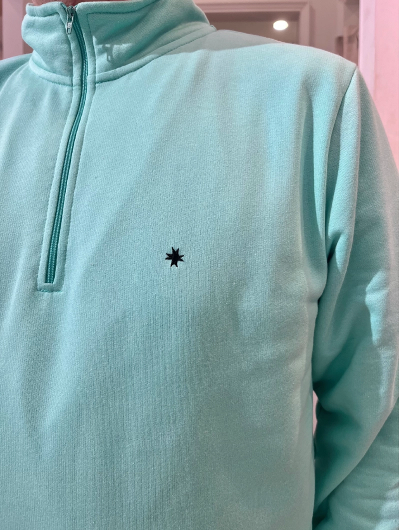 Sudadera Media Cremallera North La / Etichetta