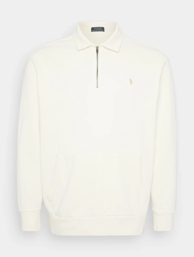 Sudadera Polo Ralph Lauren Cream M. cremallera