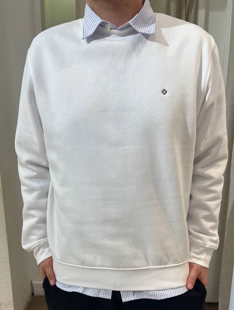 Sudadera North Esencial Blanca