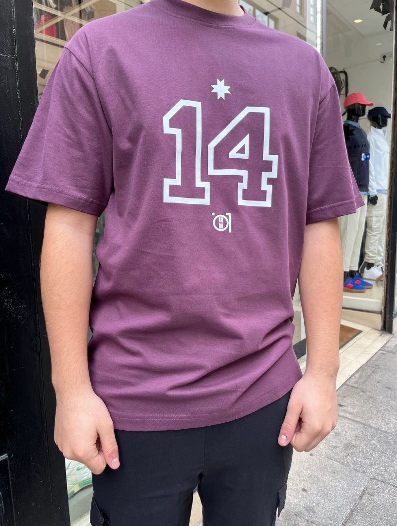 Camiseta North Morada Over