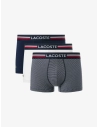 Pack de 3 calzoncillos de algodón elástico Lacoste
