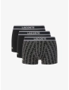 Pack de 3 calzoncillos de algodón elástico Lacoste