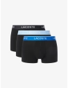 Pack de 3 calzoncillos de algodón elástico Lacoste