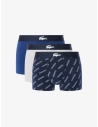 Pack de 3 calzoncillos de algodón elástico Lacoste