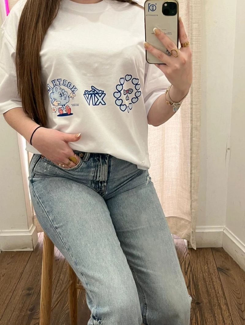 Camiseta NORTH LA BOXY UNISEX