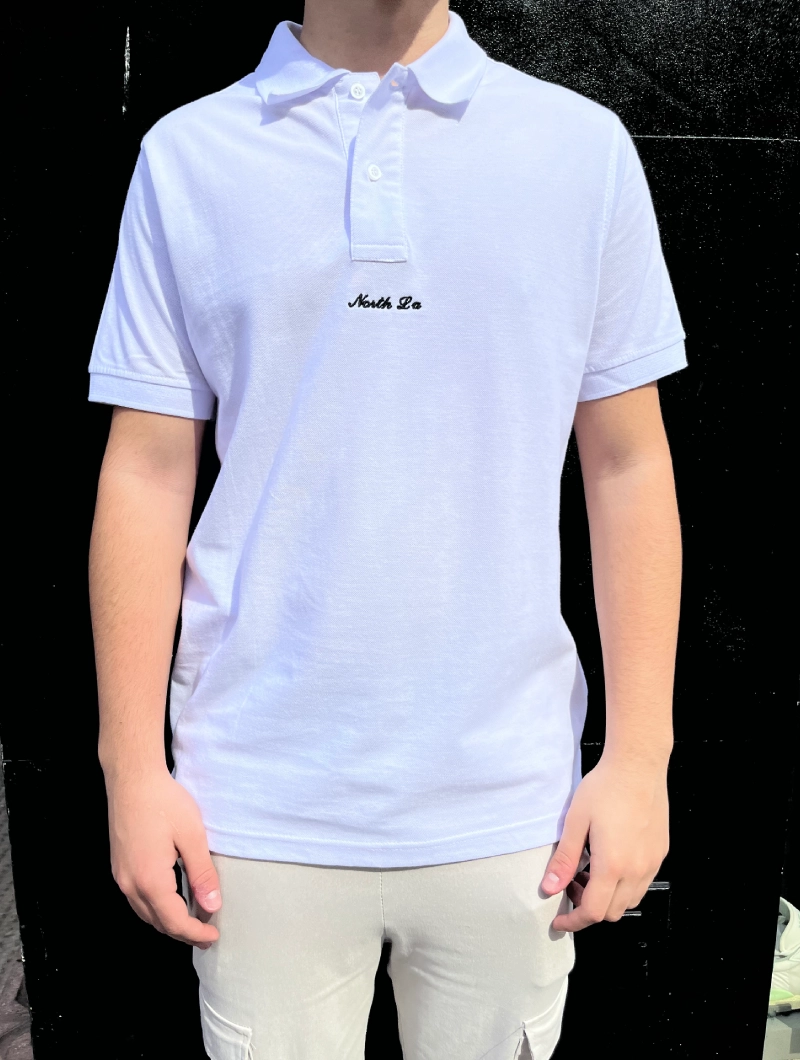 POLO NORTH LA Regular Blanco