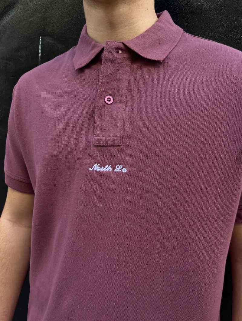 POLO NORTH LA Regular Burdeos