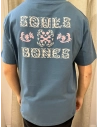 CAMISETA SOULS & BONES AZUL ESPALDA