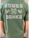 CAMISETA SOULS & BONES VERDE ESPALDA