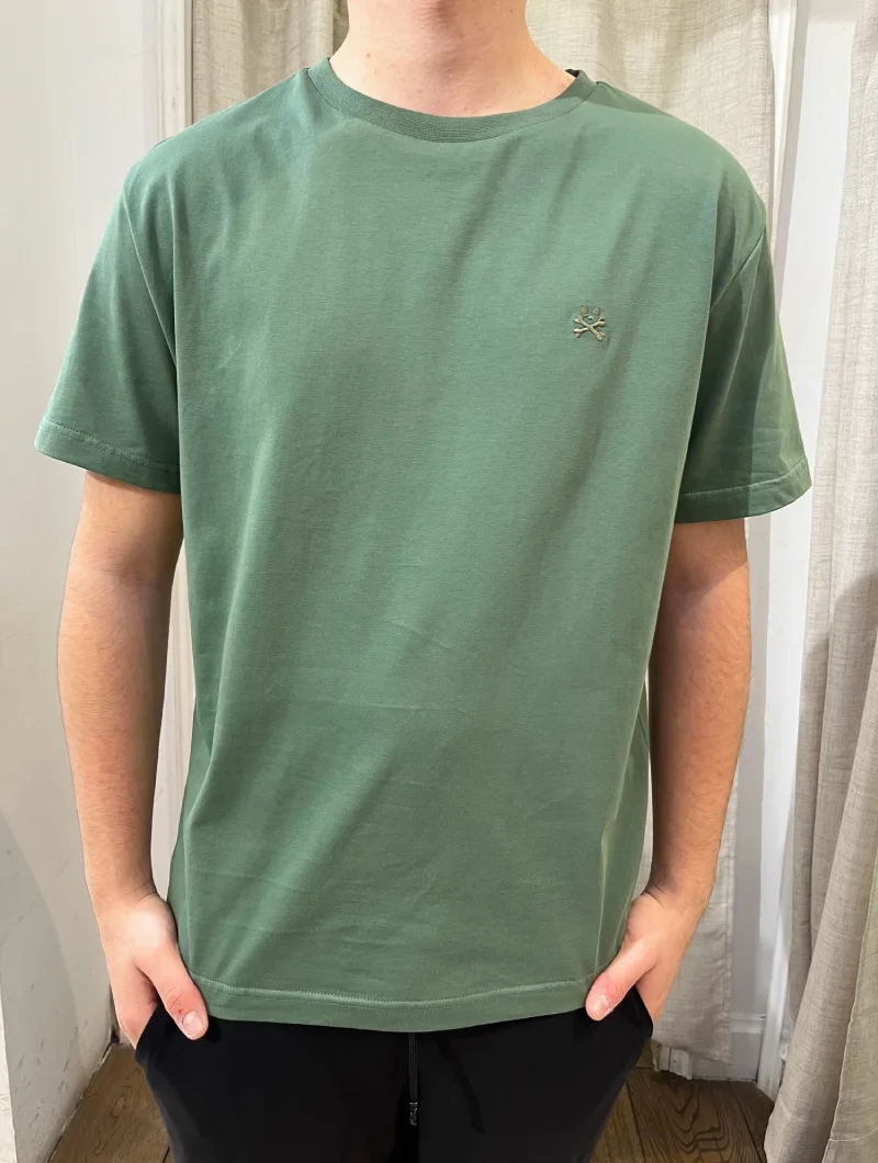 CAMISETA SOULS & BONES VERDE ATEMPORAL