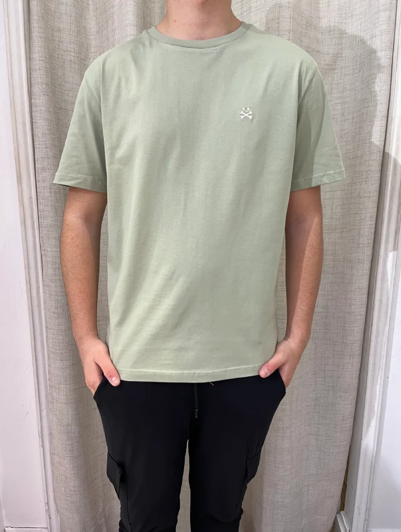 CAMISETA SOULS & BONES VERDE CLARO ATEMPORAL
