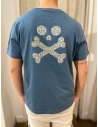 CAMISETA SOULS & BONES AZUL CALAVERA
