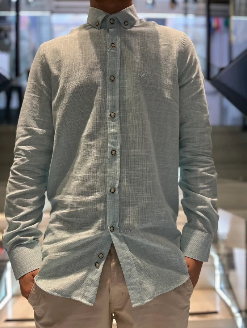 CAMISA SOULS & BONES VERDE AGUA