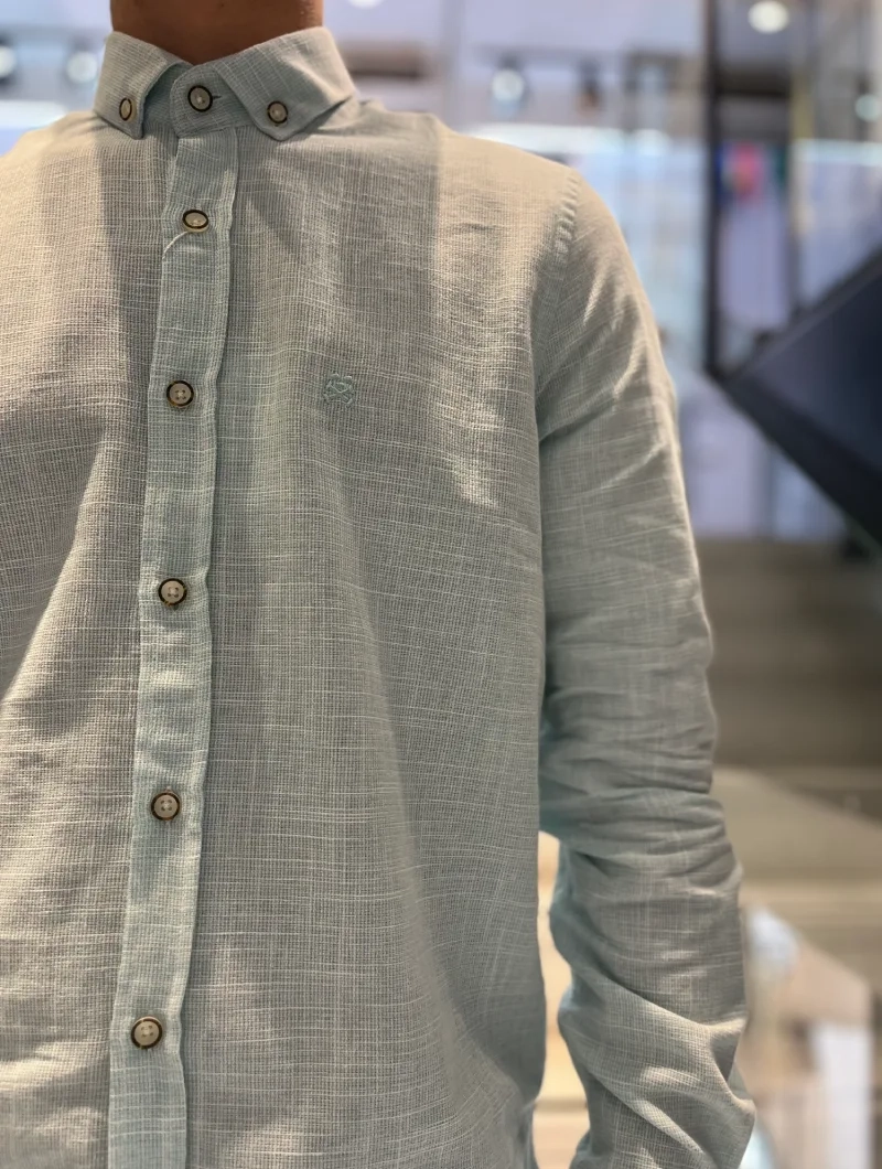 CAMISA SOULS & BONES VERDE AGUA