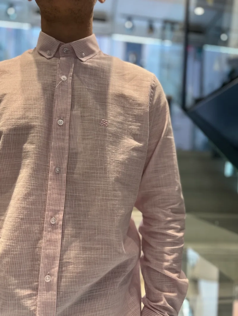 CAMISA SOULS & BONES ROSA RAYAS 2