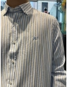 CAMISA SOULS & BONES AZUL RAYAS