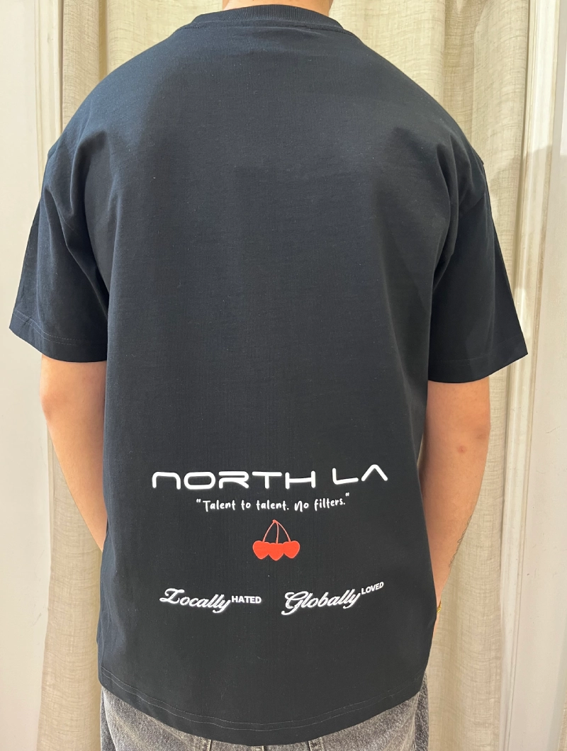 Camiseta NORTH CEREZAS PEQUEÑAS OVER
