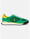 Zapatillas Polo Ralph Lauren VARICK SUEDE & OXFORD SNEAKER GREEN