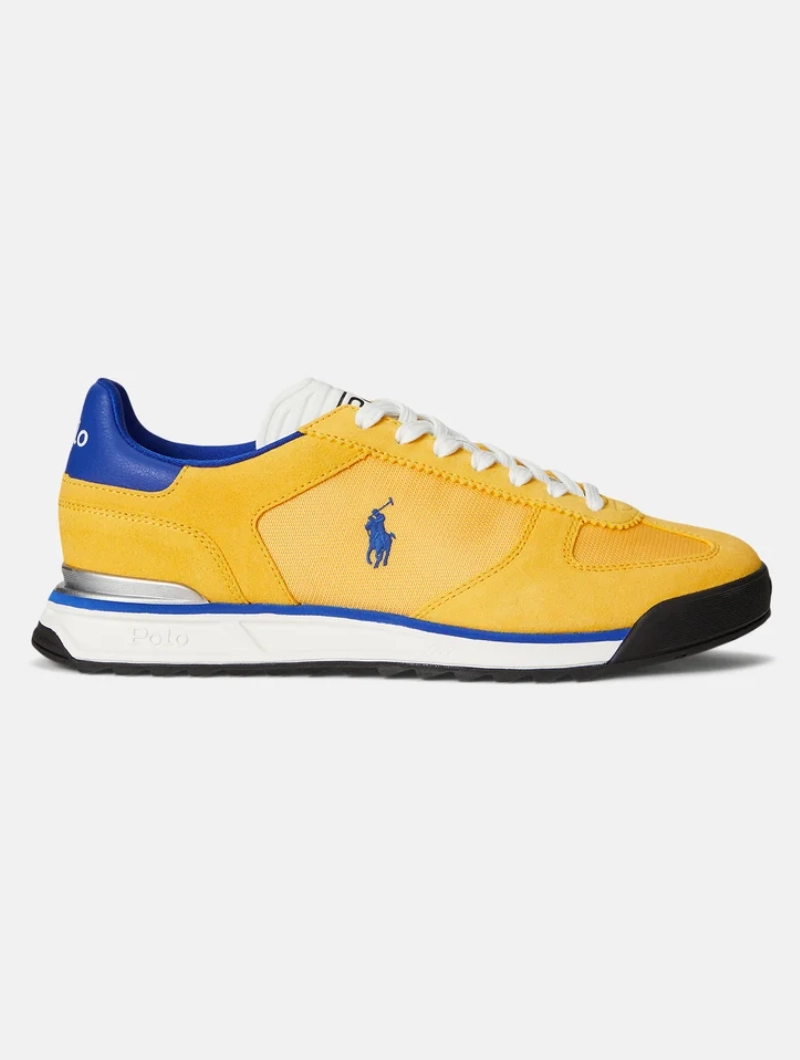 Zapatillas Polo Ralph Lauren VARICK SUEDE & OXFORD SNEAKER GOLD