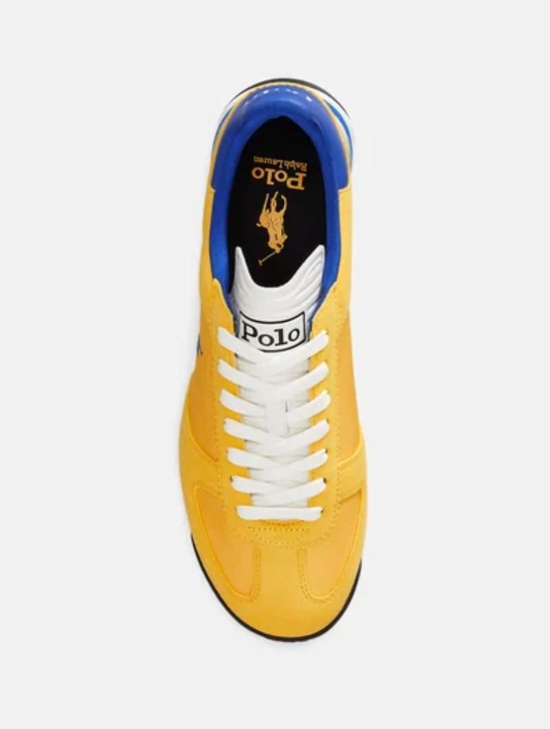 Zapatillas Polo Ralph Lauren VARICK SUEDE & OXFORD SNEAKER GOLD