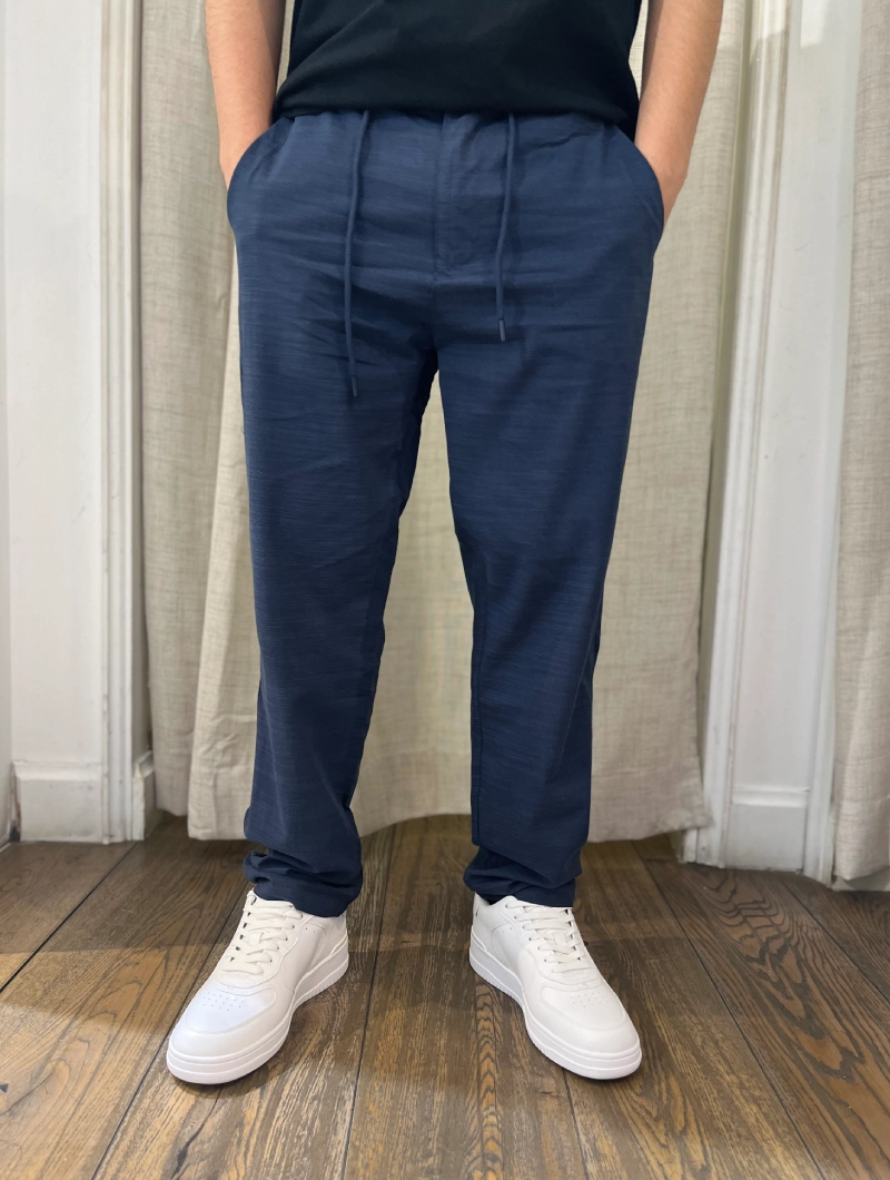 Pantalón Estilo Lino azul marino