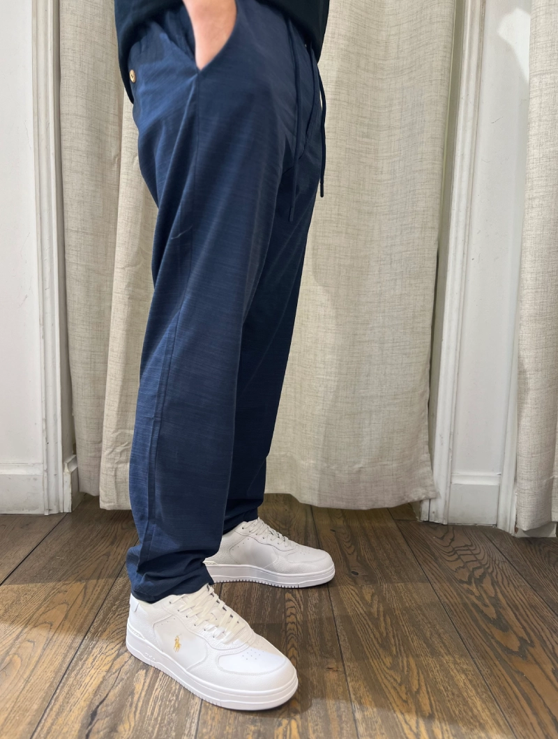 Pantalón Estilo Lino azul marino
