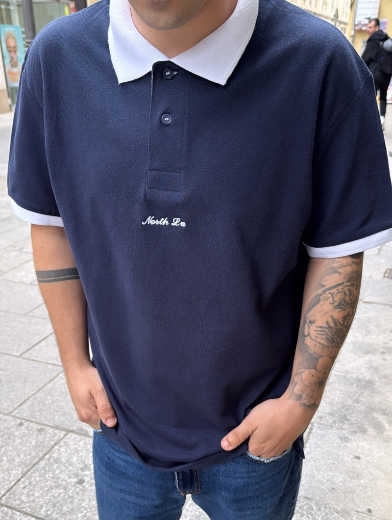 POLO NORTH LA MARINO y BLANCO