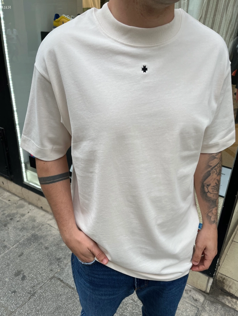 CAMISETA NORTH LA AMERICAN FIT BEIGE