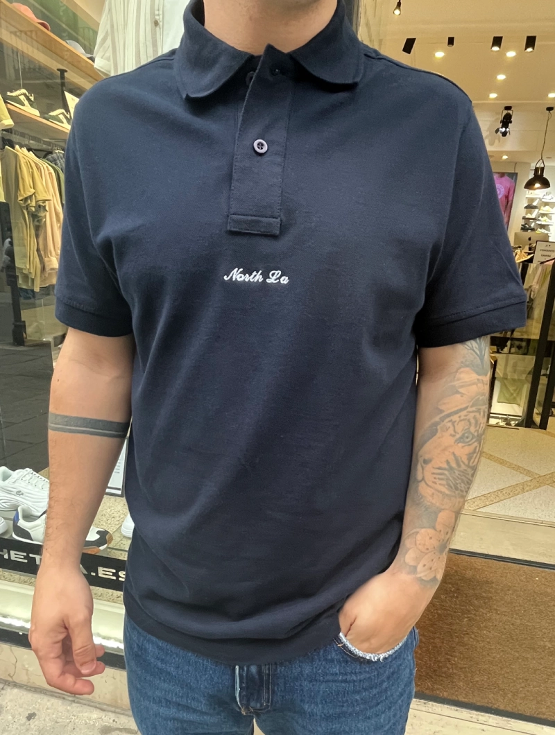 POLO NORTH LA REGULAR AZUL MARINO