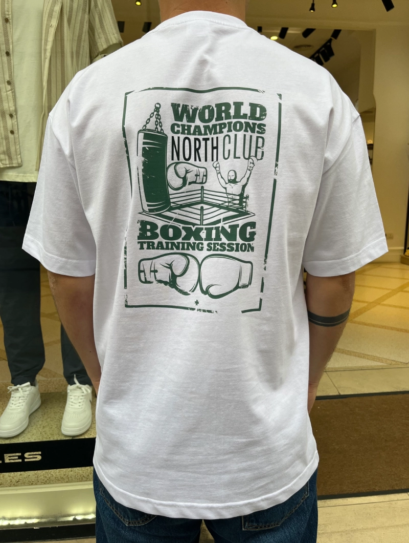 Camiseta ETICHETTA Y NORTH Over Boxing Session