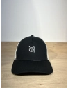 Gorra Etichetta Beis y Negra