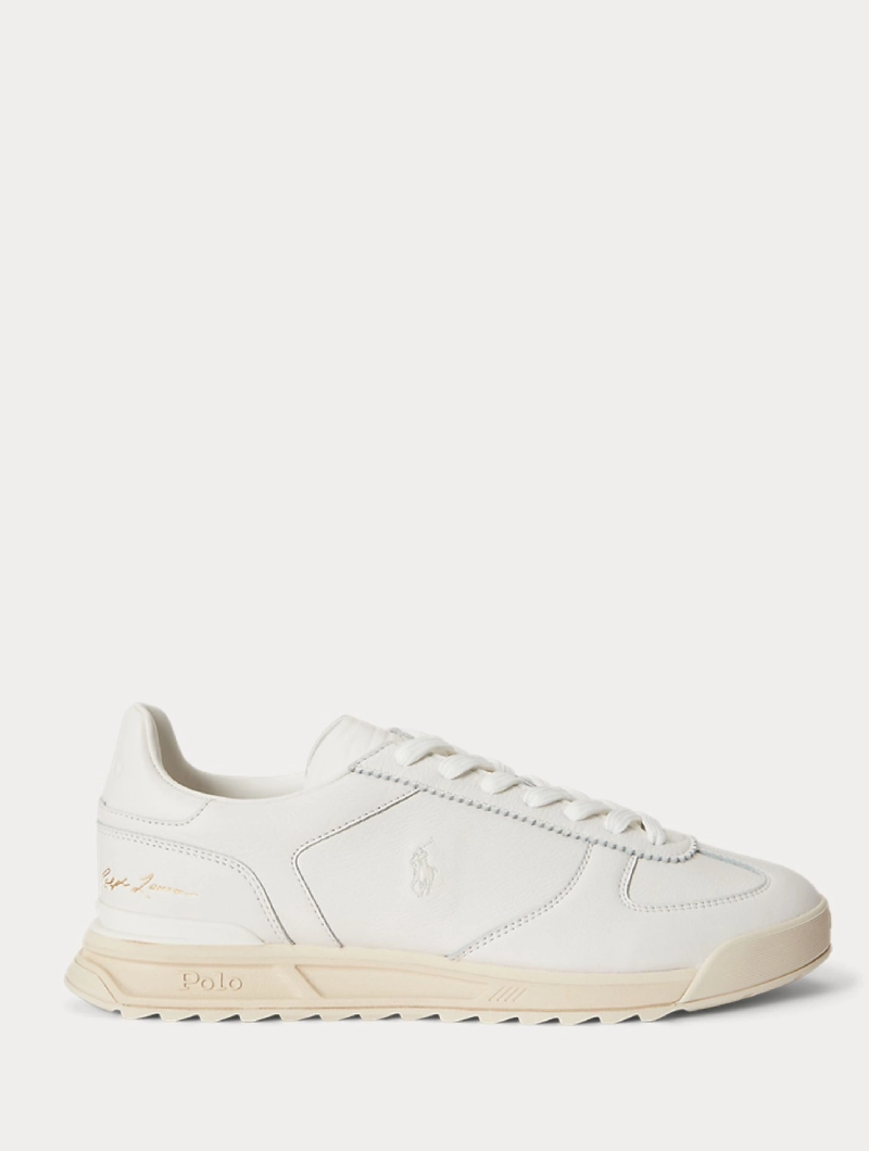Zapatillas Polo Ralph Lauren VARICK SUEDE & OXFORD SNEAKER WHITE