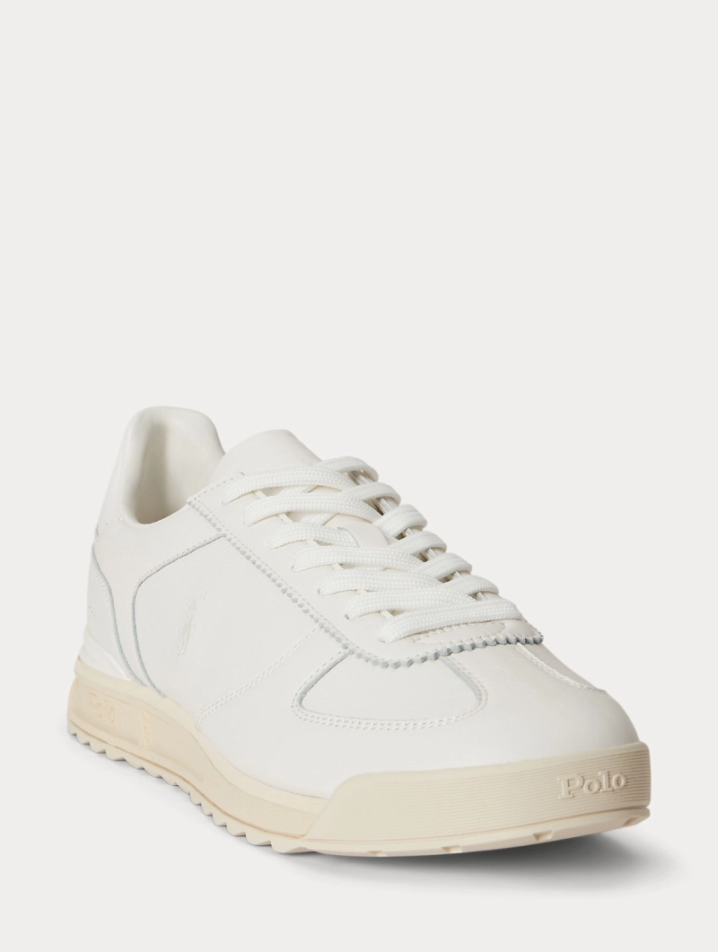 Zapatillas Polo Ralph Lauren VARICK SUEDE & OXFORD SNEAKER WHITE